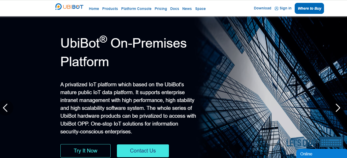 JC Web Pros' website Speed Optimization Portfolio for IoT Platform