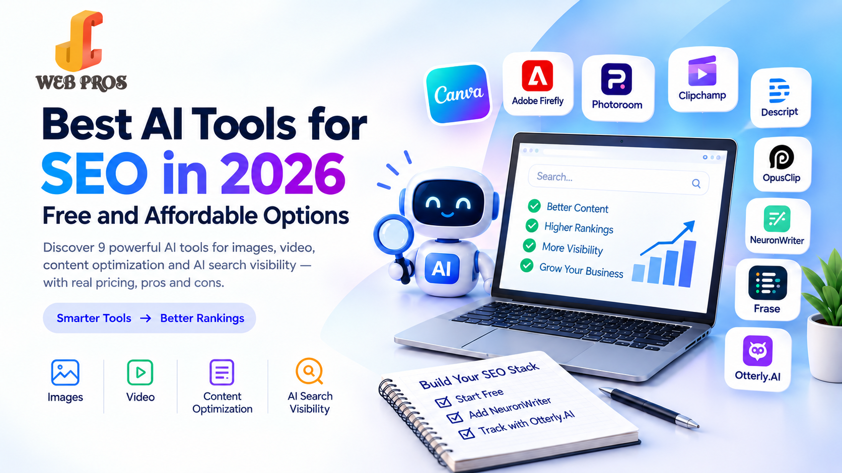 Best AI Tools for SEO in 2026 | Free and Affordable Options