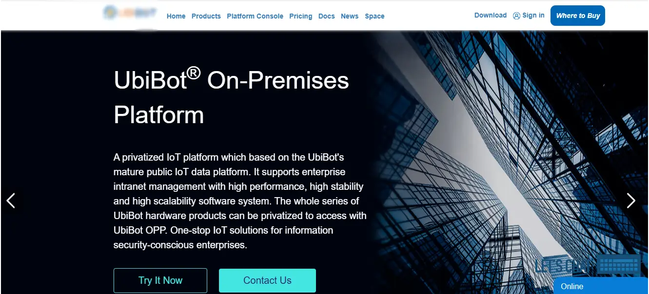 JC Web Pros' website Speed Optimization Portfolio for IoT Platform